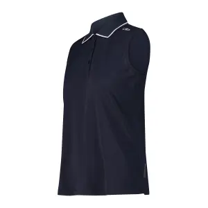 Polo sans manches en piqué extensible femme CMP image-2