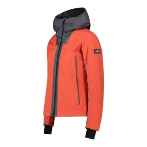 Women's Hooded Ski Jacket in Twill CMP image-2
