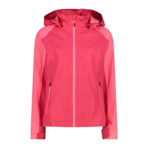 Waterproof jacket with zipped hood for women CMP image-0