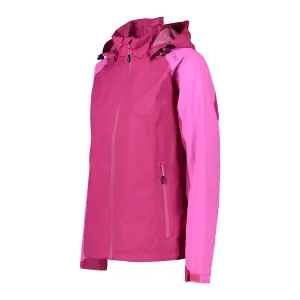 Waterproof jacket with zipped hood for women CMP image-1