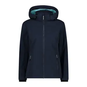 Women's zipped hooded waterproof jacket CMP image-0