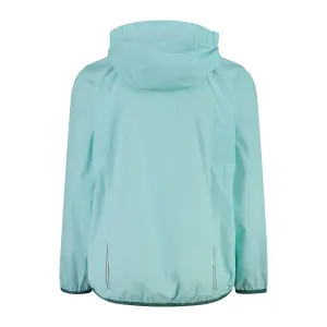 Girl's hooded waterproof jacket CMP image-3