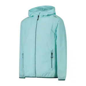 Girl's hooded waterproof jacket CMP image-1