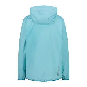 Women's zipped hooded waterproof jacket CMP image-1