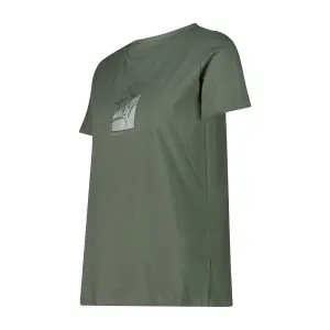 Organic cotton T-shirt for women CMP image-2