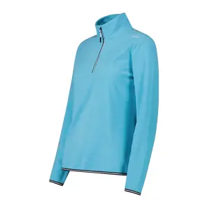 Women’s Melange Jersey 1/2 Zip Fleece CMP image-2
