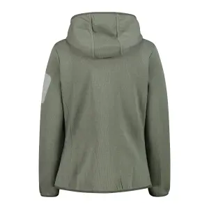 Damska bluza z kapturem z siateczkowymi wstawkami CMP Knit-Tech image-1