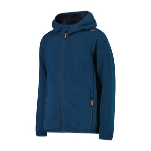 Kids' fleece hooded sweatshirt CMP Knit-Tech image-1