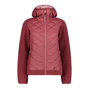 Women's hooded hybrid puffer jacket CMP image-0