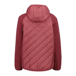Women's hooded hybrid puffer jacket CMP image-1