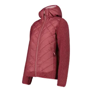Women's hooded hybrid puffer jacket CMP image-2