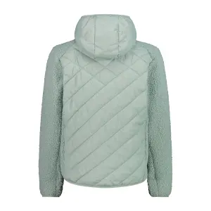 Women’s hybrid padded jacket with fixed hood CMP image-1