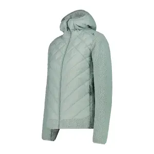 Women’s hybrid padded jacket with fixed hood CMP image-2