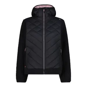 Women's hooded hybrid puffer jacket CMP image-0