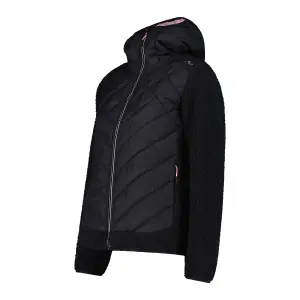 Women's hooded hybrid puffer jacket CMP image-2
