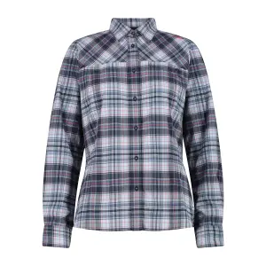Women's Long Sleeve Checkered Shirt CMP image-0