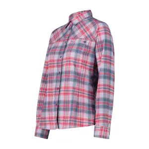 Women's Long Sleeve Checkered Shirt CMP image-2