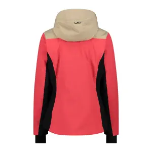 Women's zip-up hooded ski jacket CMP image-1