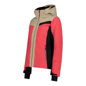 Women's zip-up hooded ski jacket CMP image-2
