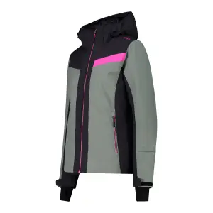Women's zip-up hooded ski jacket CMP image-2