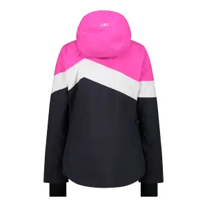 Women's zip-up hooded ski jacket CMP image-2