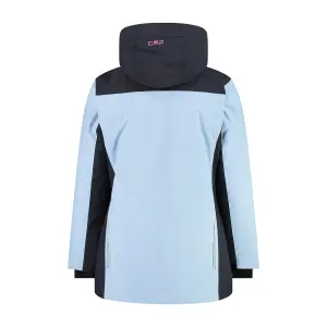 Long hooded ski jacket for girls CMP image-1