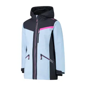 Long hooded ski jacket for girls CMP image-2