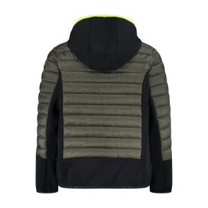 Hybdrydowa kurtka puchowa z stałym kapturem dla dzieci CMP image-1