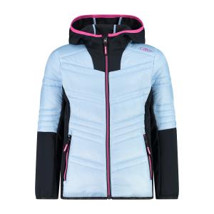 Hybrid hooded jacket for girls CMP