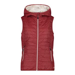 Colete acolchoado feminino com capuz CMP image-0