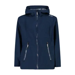 Waterproof 2-layer jacket with fixed hood for girls CMP image-0