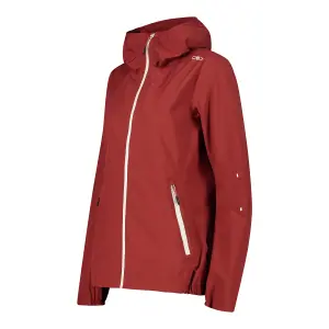 Women's waterproof jacket with fixed hood CMP image-2