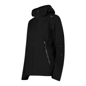 Women's waterproof jacket with fixed hood CMP image-2
