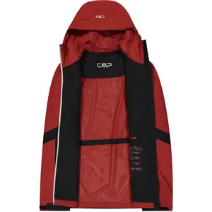 Waterproof jacket with fixed hood CMP image-3