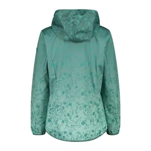Women's waterproof jacket with fixed hood CMP image-1