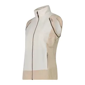 Women's hybrid waterproof jacket with removable sleeves CMP image-5