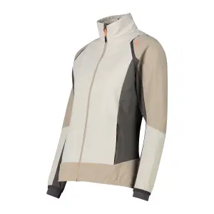 Women's hybrid waterproof jacket with removable sleeves CMP image-2