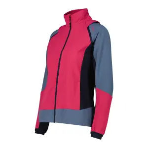 Women's hybrid waterproof jacket with removable sleeves CMP image-4