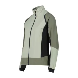 Women's hybrid waterproof jacket with removable sleeves CMP image-2