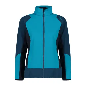 Women's hybrid waterproof jacket with removable sleeves CMP image-0