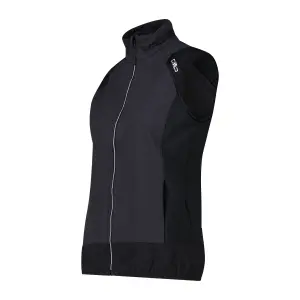 Women's hybrid waterproof jacket with removable sleeves CMP image-5