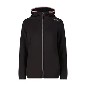 Stretch Faux Fur Hooded Jacket Women CMP image-0