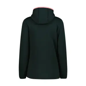 Women's Stretchy Faux Fur Hoodie CMP Performance image-1