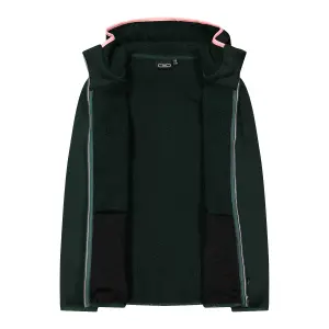 Women's Stretchy Faux Fur Hoodie CMP Performance image-3