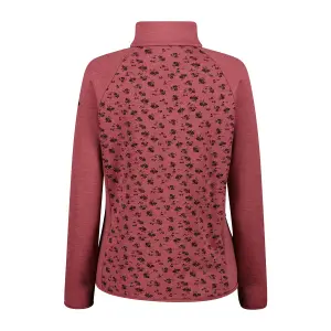 Sudadera elástica con estampado de detalles jaspeados mujer CMP Performance image-1