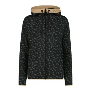 Printed hooded fleece for women CMP image-0