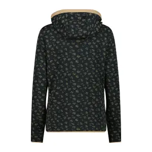 Printed hooded fleece for women CMP image-1