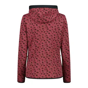 Printed hooded fleece for women CMP image-1