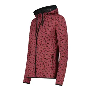 Printed hooded fleece for women CMP image-2