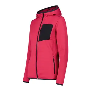 Women's zip-up hoodie fleece CMP Grid Tech image-2